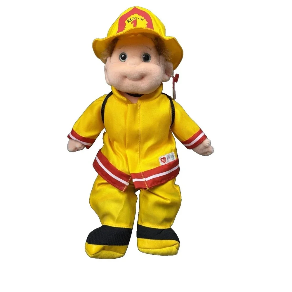 Ty Beanie Kids New Buzz Swim Orange Trunks Firefighter